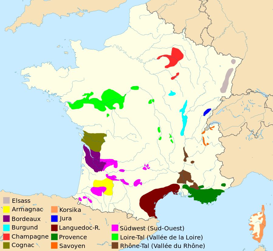 Weine und Produzenten aus Frankreich | wein.plus Wein-Regionen