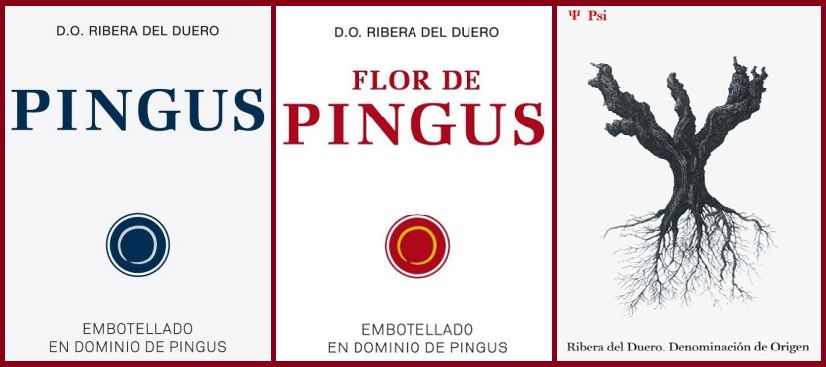 Dominio de Pinkus Etiketten - Pingus / Flor de Pingus / PSI