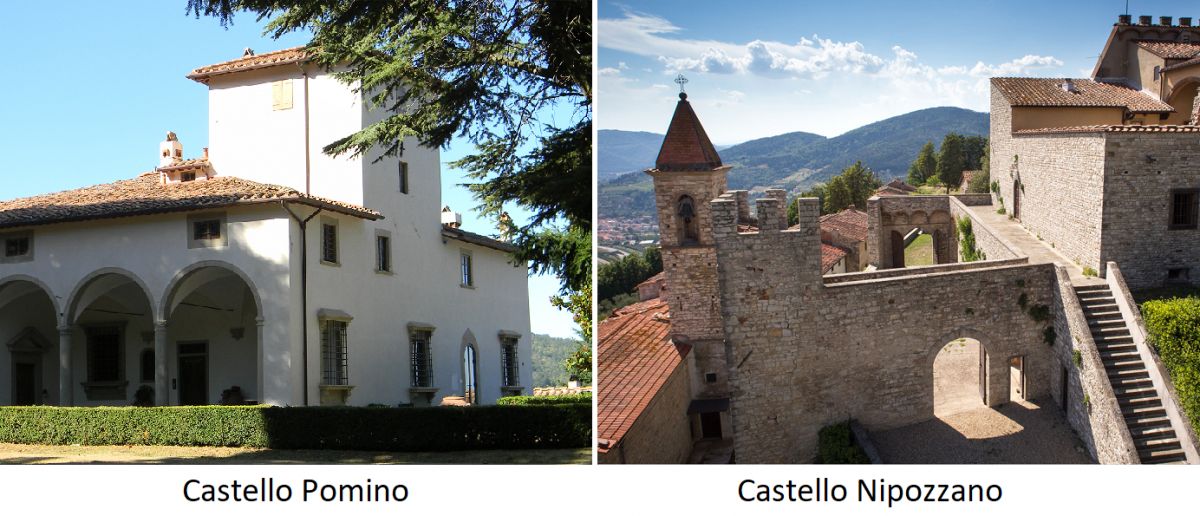 Frescobaldi - Castello Pomino und Castello Nipozzano