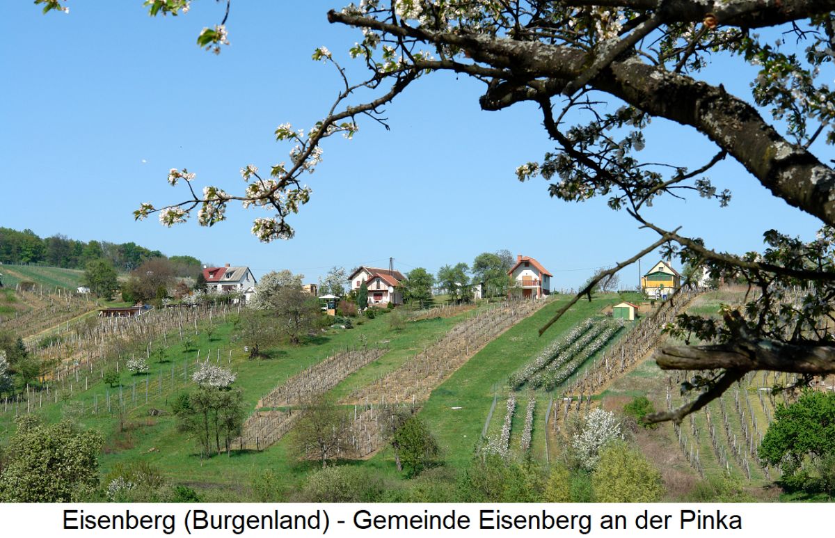 Eisenberg - Eisenberg an der Pinka mit Weingärten