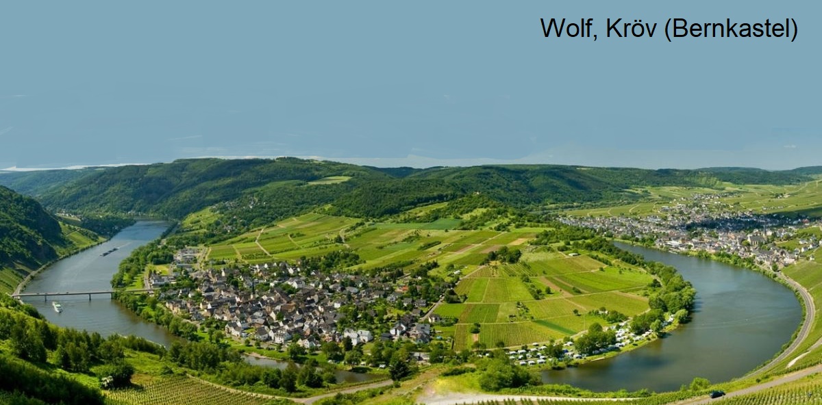 Mosel - Gemeinden Wolf und Kröv (Bernkastel, Mosel)
