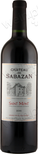 2016 Côtes de Saint-Mont AOP "Chateau de Sabazan"