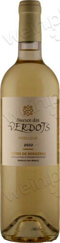 2022 Côtes de Bergerac AOC moelleux "Source des Verdots"